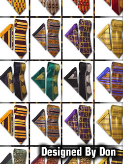 Designed By Don Afrocentric Ties & Handkerchiefs